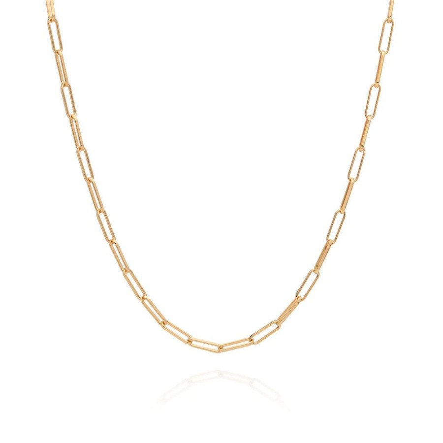 Jewelry Anna Beck | Anna Beck Elongated Box Chain Necklace