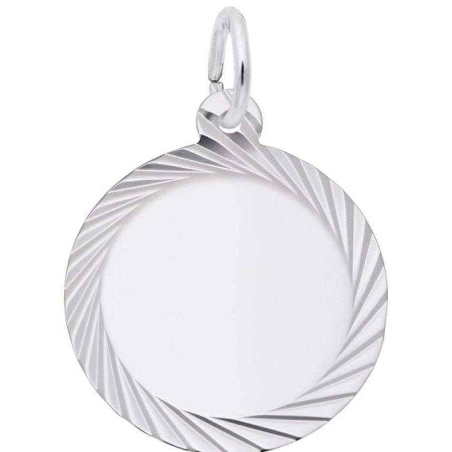 Jewelry Rembrandt | Sterling Silver Small Disc Charm