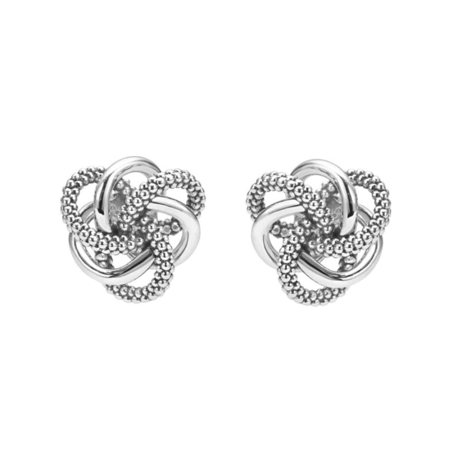 Jewelry Lagos | Lagos Silver Love Knot Stud Earring