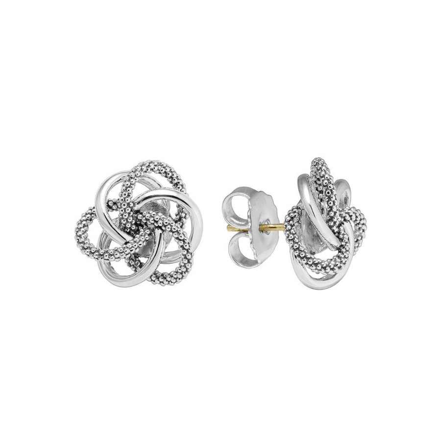 Jewelry Lagos | Lagos Silver Love Knot Stud Earring