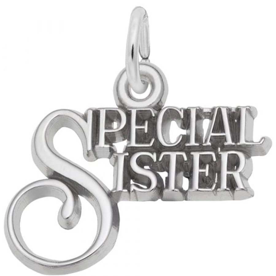 Jewelry Rembrandt | Sterling Silver Special Sister Charm