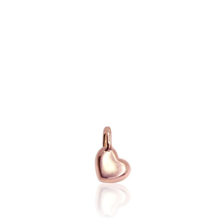 Jewelry Alex Woo | Alex Woo 14K Rose Gold Mini Heart Charm