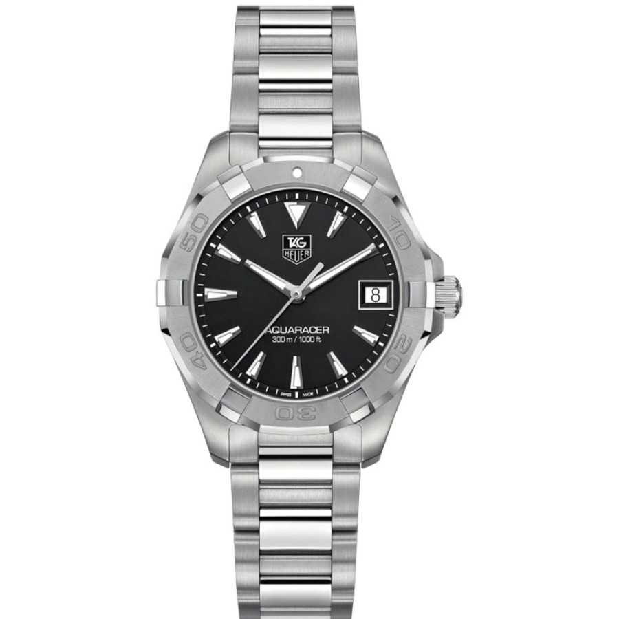 Timepieces TAG Heuer | Tag Heuer Ladies Aquaracer 32Mm Quartz - Black/Steel