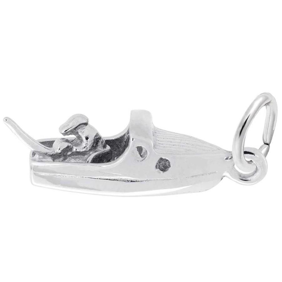 Jewelry Rembrandt | Sterling Silver Boat Charm