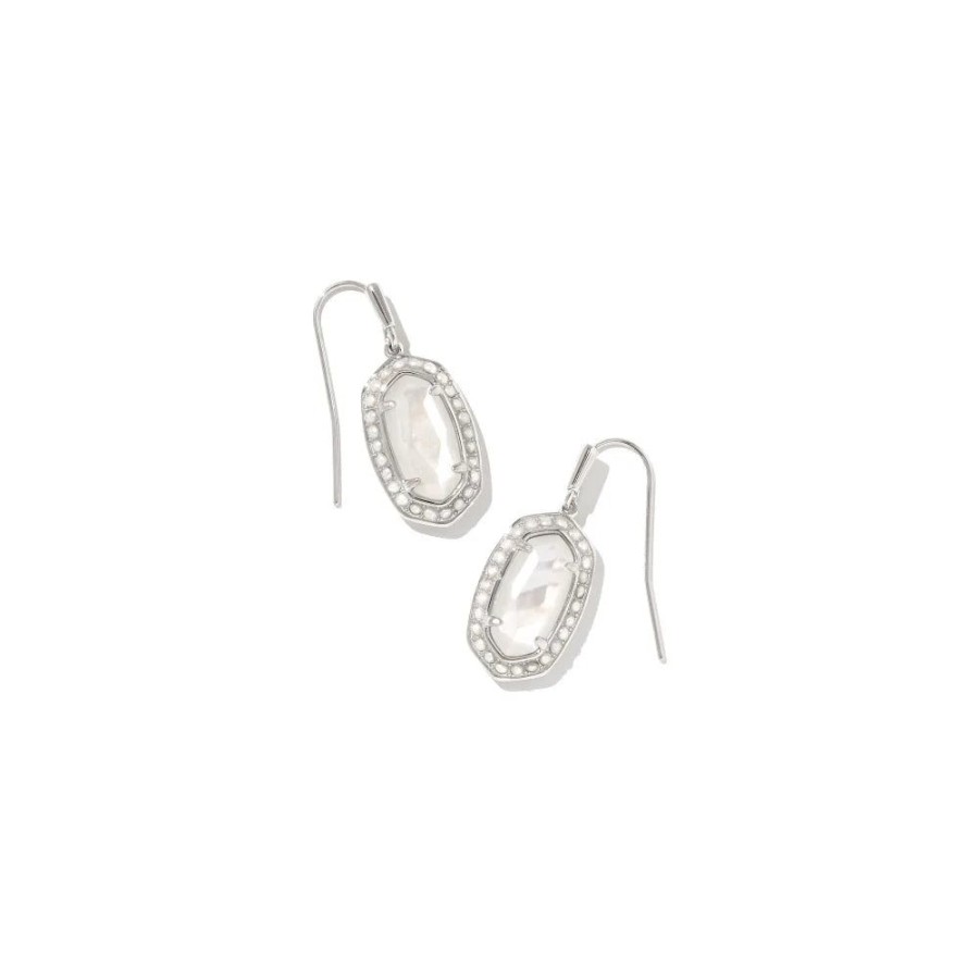 Jewelry Kendra Scott | Kendra Scott Pearl Beaded Lee Drop Earrings In Ivory Mother-Of-Pearl