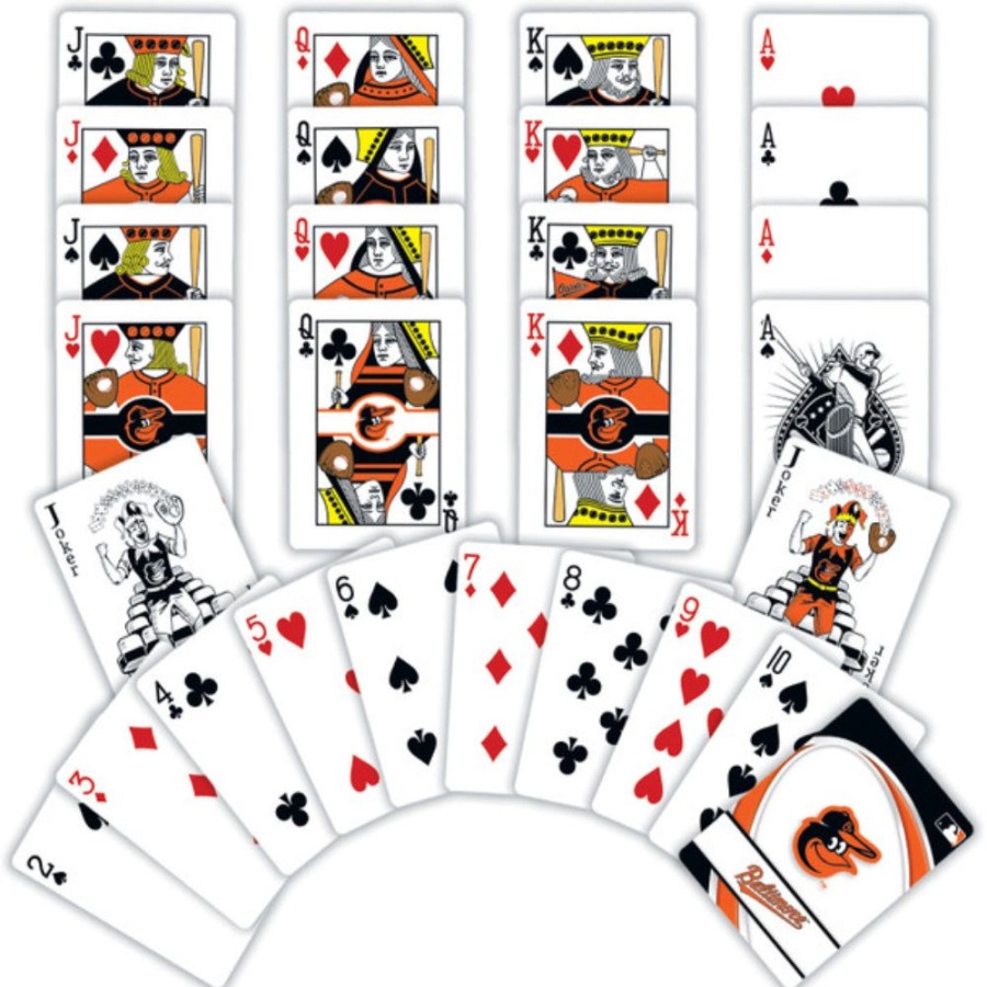 Gifts Smyth Jewelers | Masterpieces Puzzles Mlb Baltimore Orioles Playing Cards-54 Card Deck