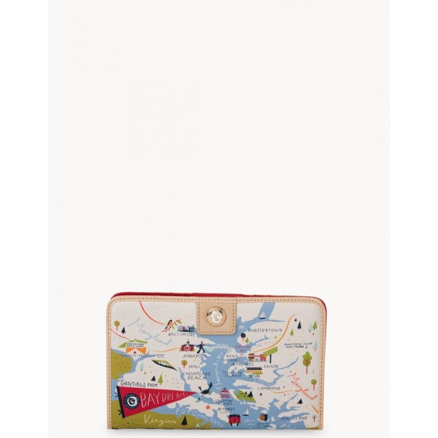 Gifts Spartina | Spartina Bay Dreams Snap Wallet