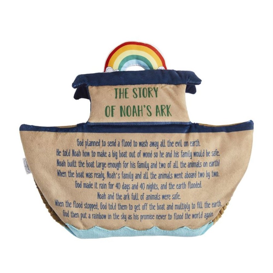 Gifts Mud Pie | Mud Pie Noah'S Ark Book Set