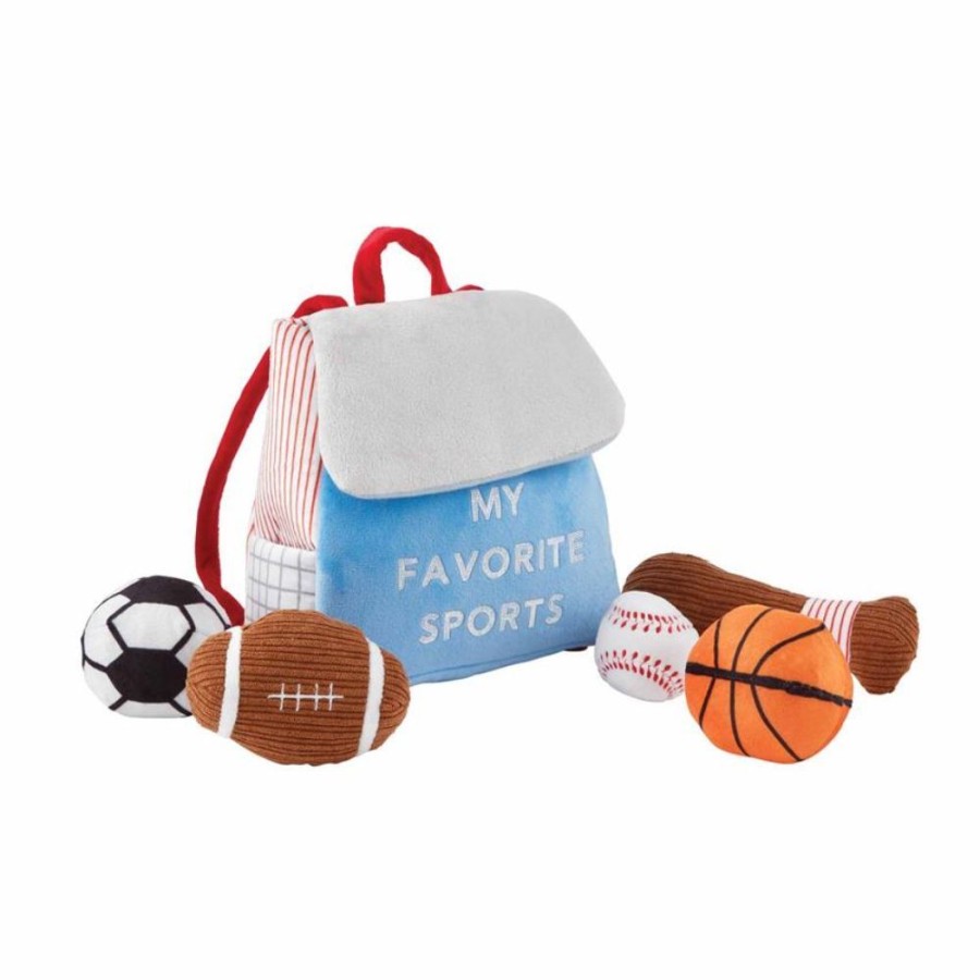 Gifts Mud Pie | Mud Pie My Favorite Sports Plush Set