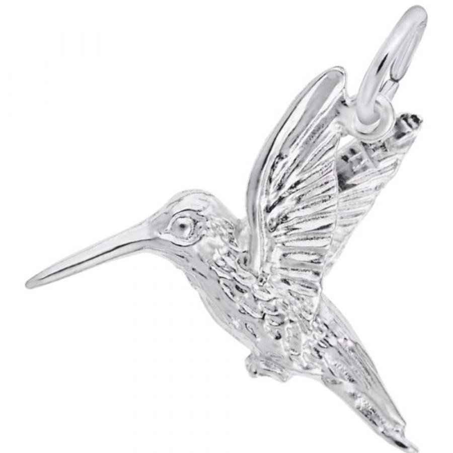 Jewelry Rembrandt | Sterling Silver Hummingbird Charm