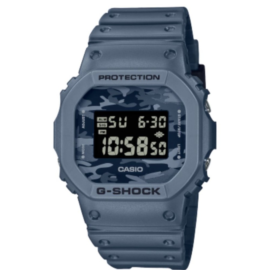 Timepieces G-SHOCK | G-Shock Digital 5600 Series Camo/Blue