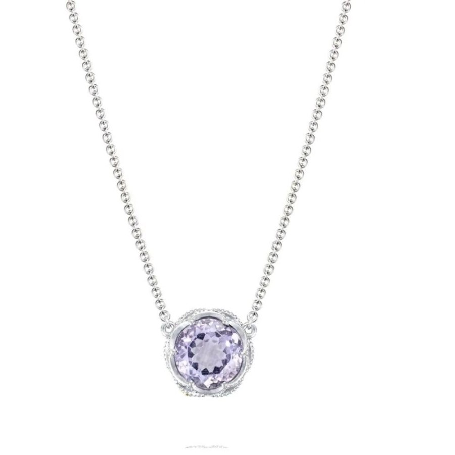 Jewelry Tacori | Tacori Bold Crescent Gemstone Station Necklace