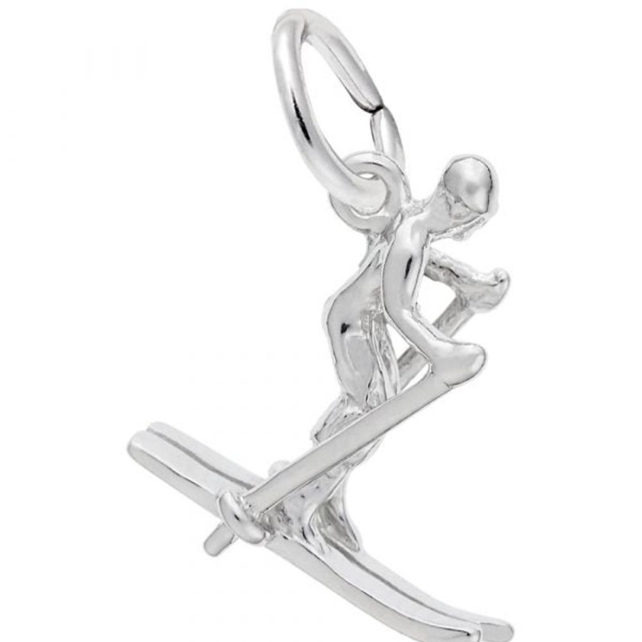 Jewelry Rembrandt | Sterling Silver Skier Charm