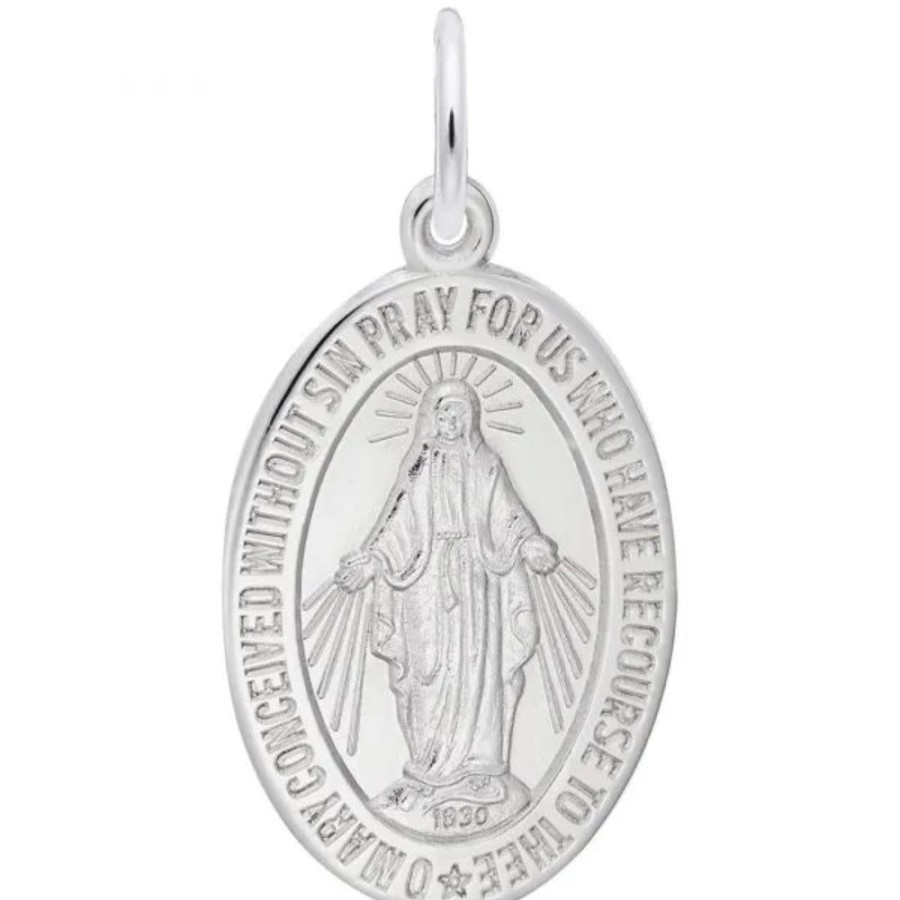 Jewelry Rembrandt | Sterling Silver Miraculous Medal Charm