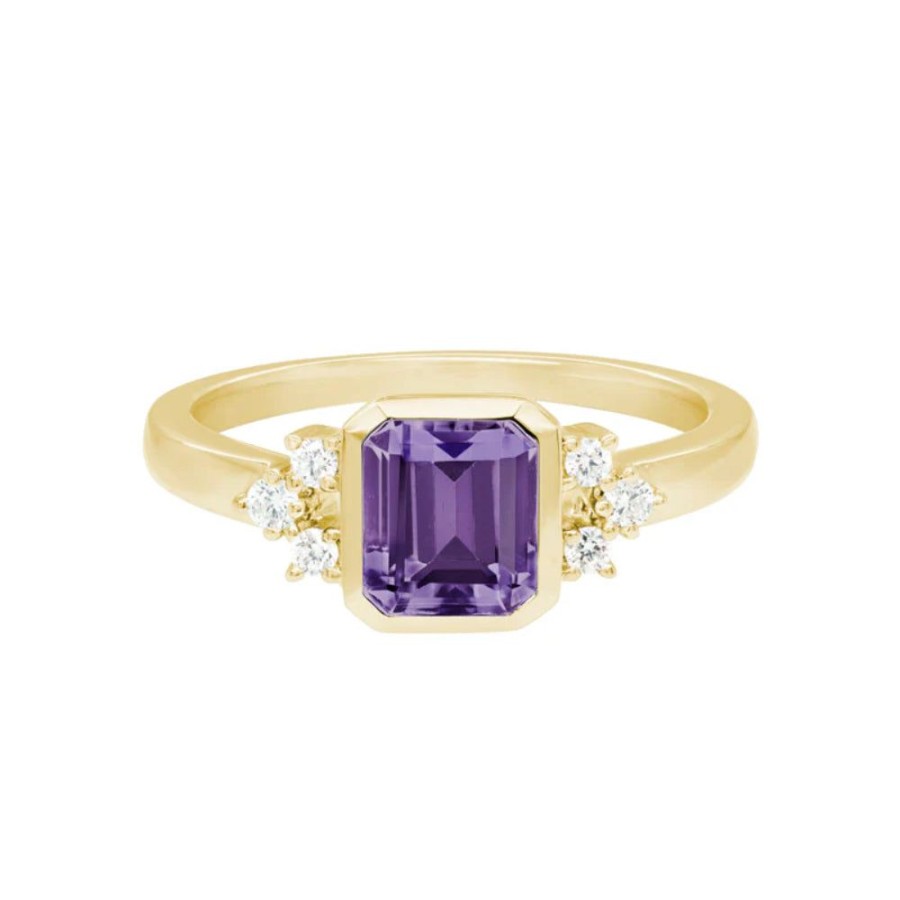 Jewelry Smyth Jewelers | 14K Gemstone And Diamond Ring