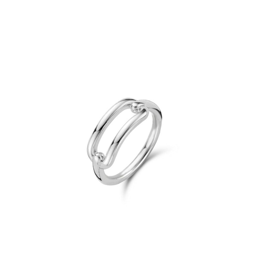 Jewelry TI SENTO - Milano | Ti Sento Silver Open Oval Ring