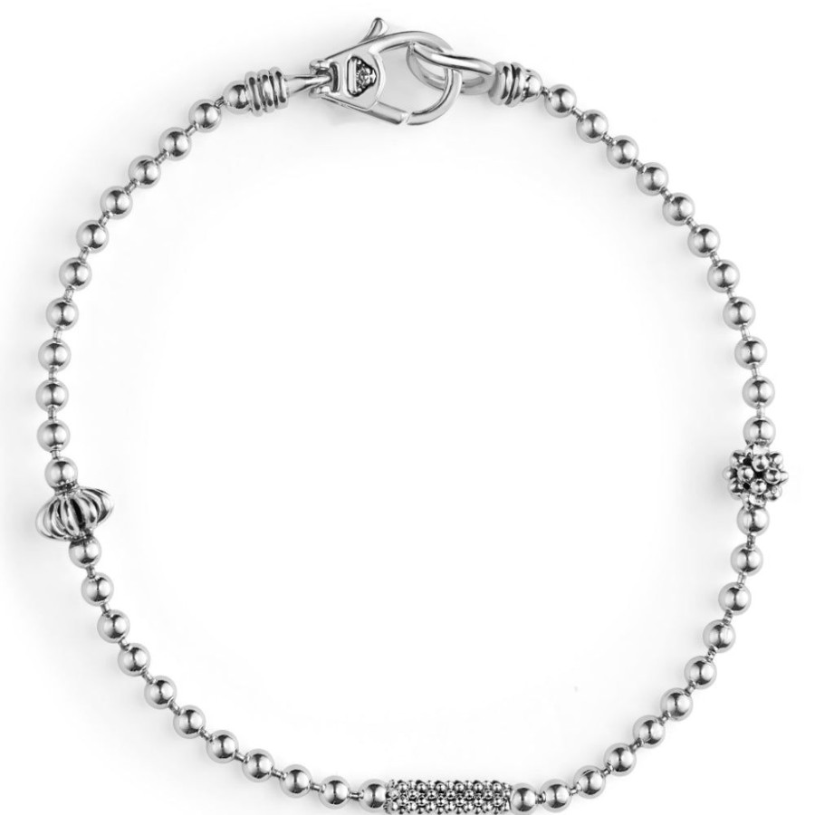 Jewelry Lagos | Lagos Silver Caviar Icon Beaded Bracelet