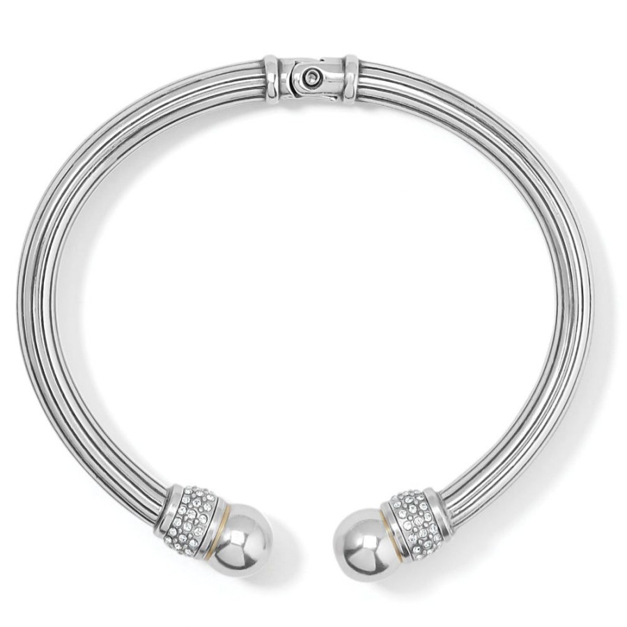 Jewelry Brighton | Brighton Meridian Open Hinged Bangle-Pearl