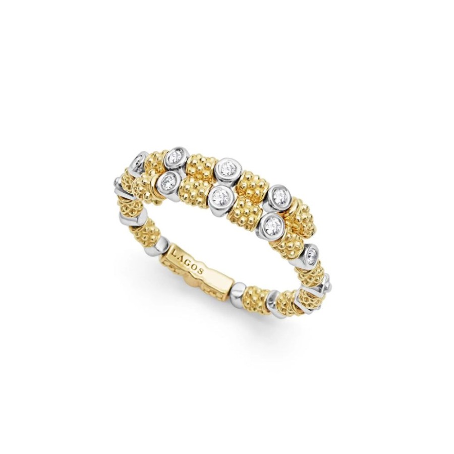 Jewelry Lagos | Lagos 18K Gold & Diamond Superfine Band Ring