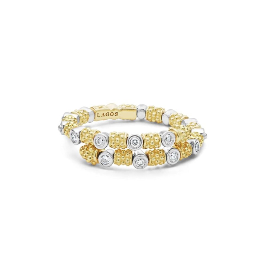 Jewelry Lagos | Lagos 18K Gold & Diamond Superfine Band Ring