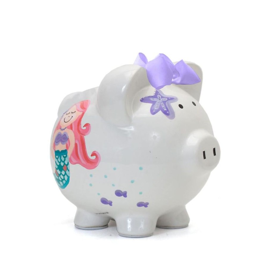 Gifts Smyth Jewelers | Child To Cherish Mermaid Piggy Bank