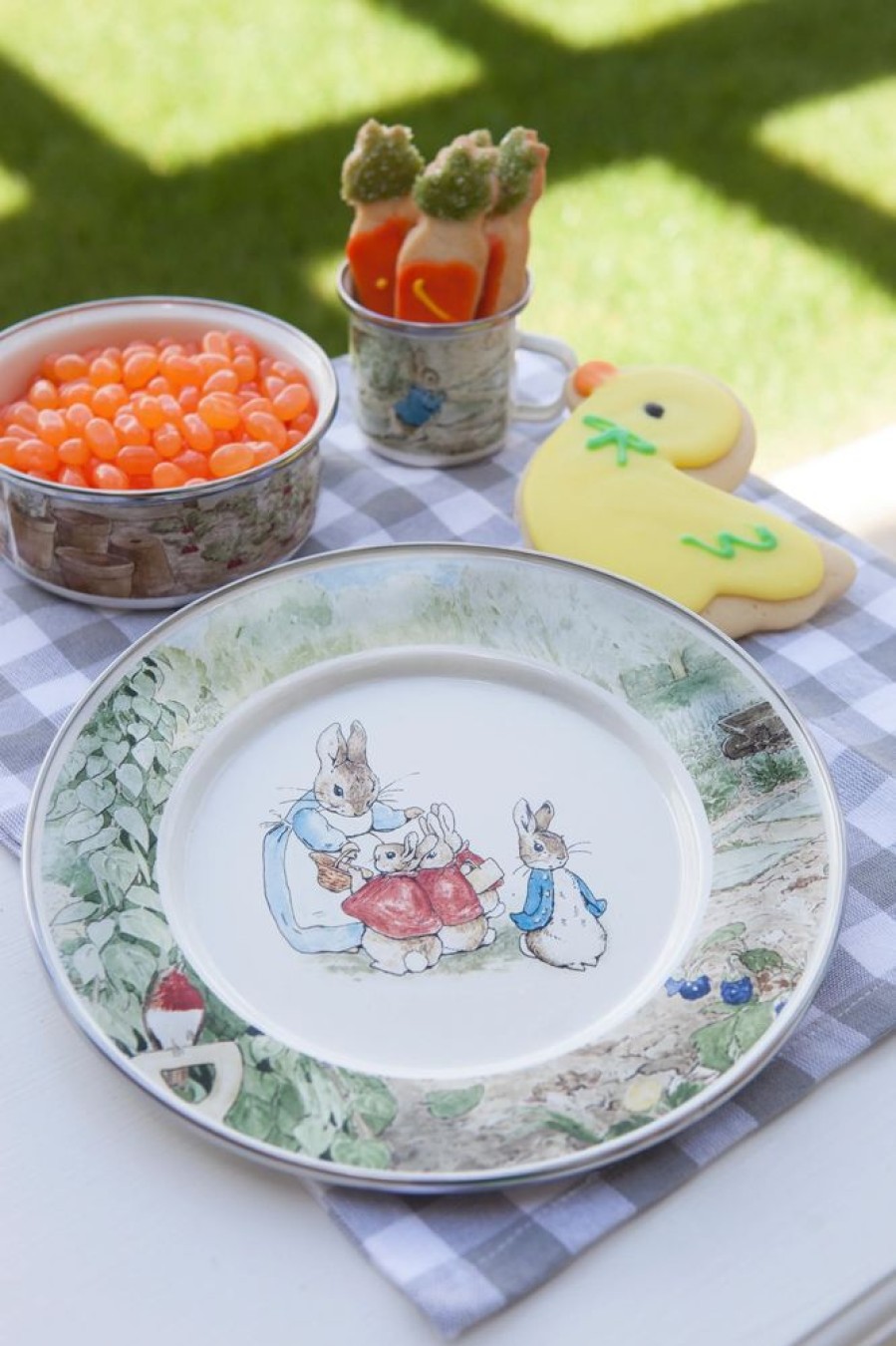 Gifts Golden Rabbit | Golden Rabbit Peter Rabbit Baby Flatware