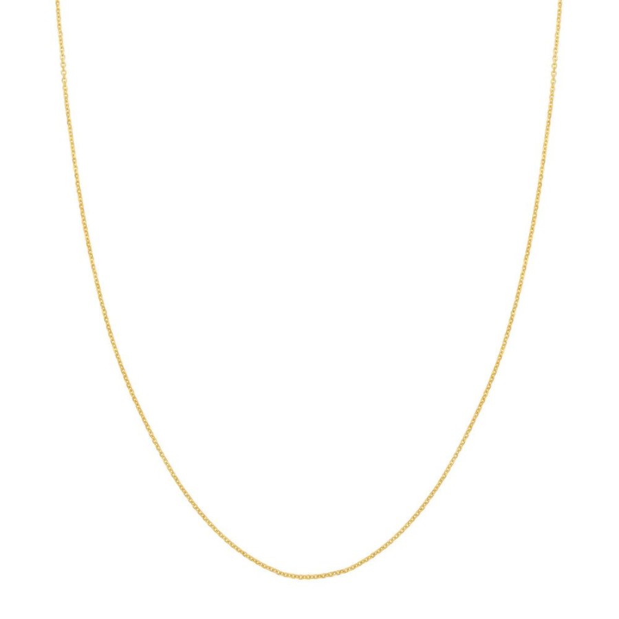 Jewelry Smyth Jewelers | 14K Gold Diamond-Cut Cable Chain