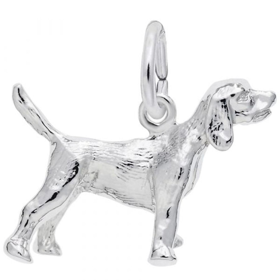 Jewelry Rembrandt | Sterling Silver Beagle Dog Charm