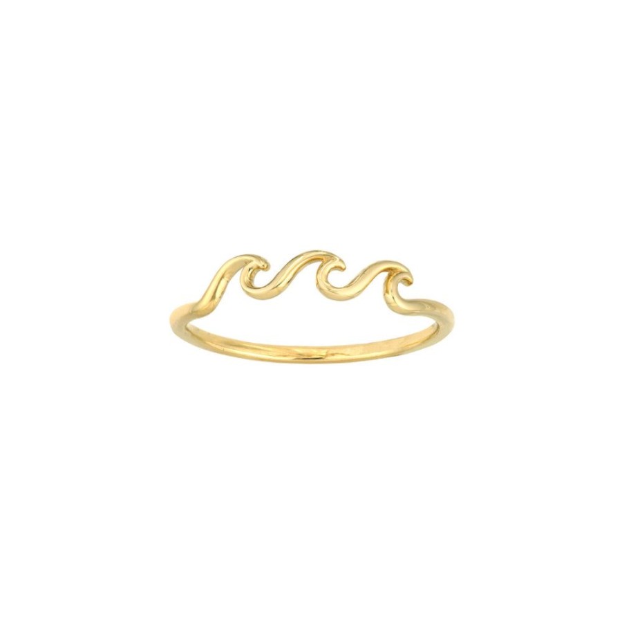 Jewelry Smyth Jewelers | 14K Gold Triple Wave Ring