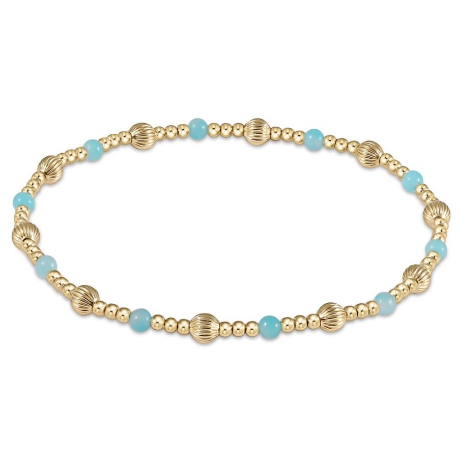 Jewelry enewton | Enewton Dignity Sincerity Gemstone 4Mm Bead Bracelet