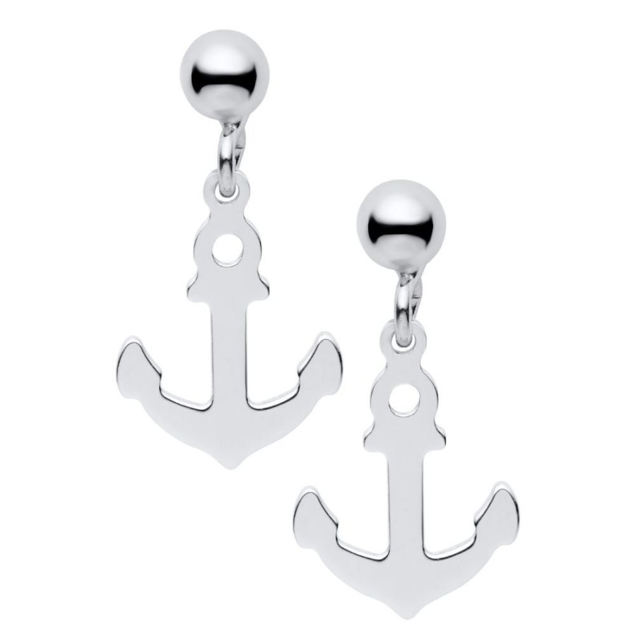 Jewelry Smyth Jewelers | Sterling Silver Anchor Earrings