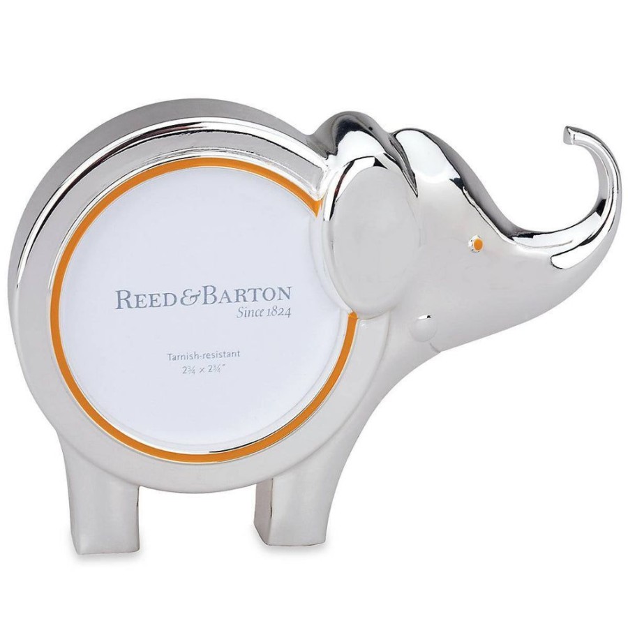 Gifts Reed u0026 Barton | Reed & Barton Jungle Parade Silverplate Elephant Frame