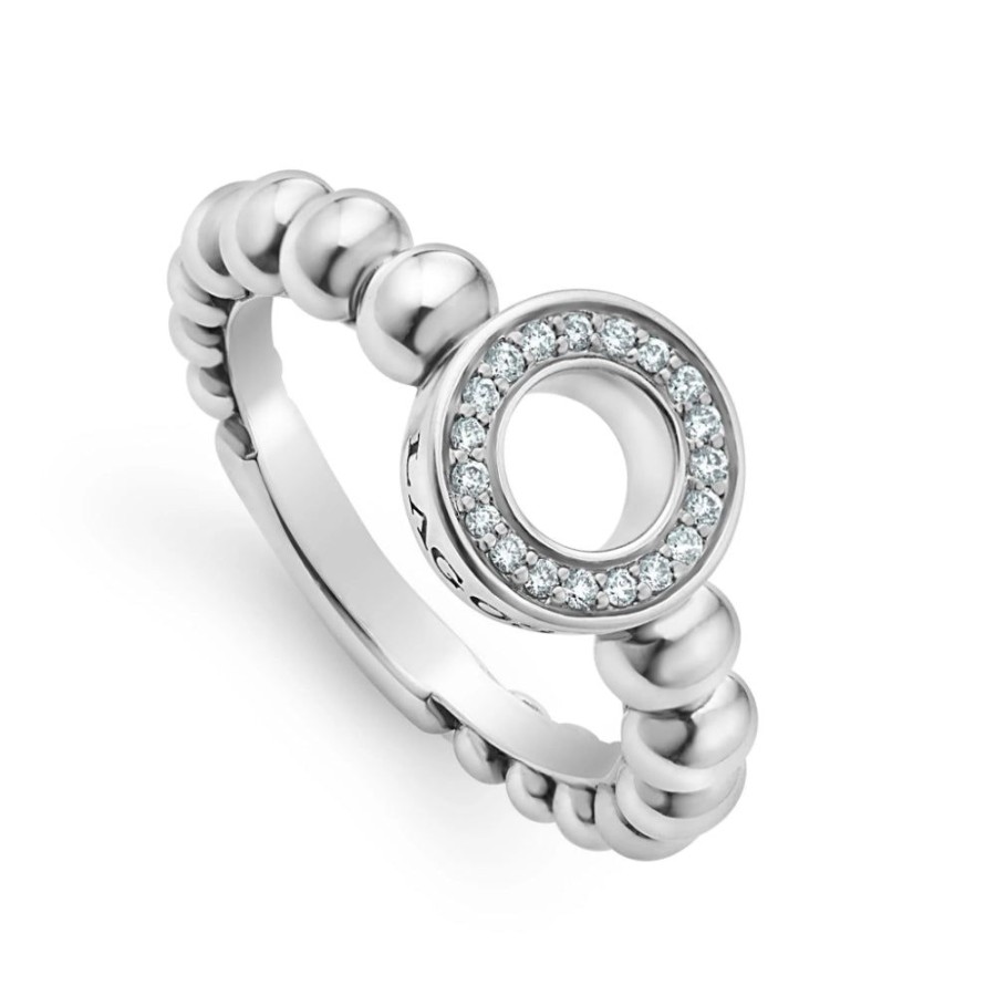 Jewelry Lagos | Lagos Caviar Spark Diamond Circle Ring