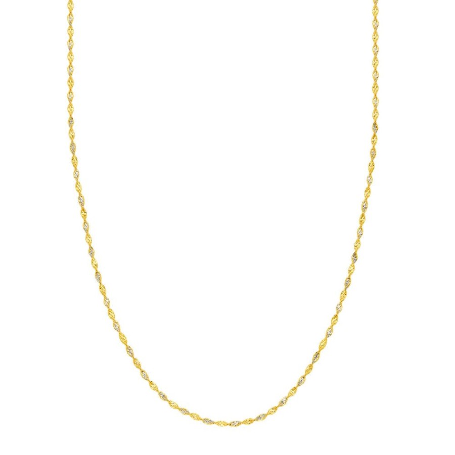 Jewelry Smyth Jewelers | 14K Two-Tone Dorica Chain 18"