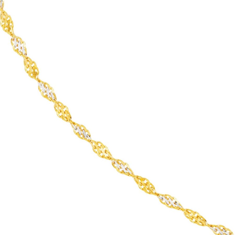 Jewelry Smyth Jewelers | 14K Two-Tone Dorica Chain 18"