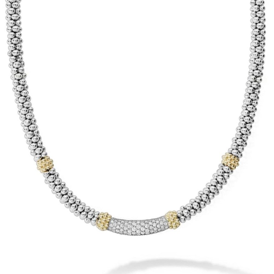 Jewelry Lagos | Lagos Caviar Lux Diamond Necklace