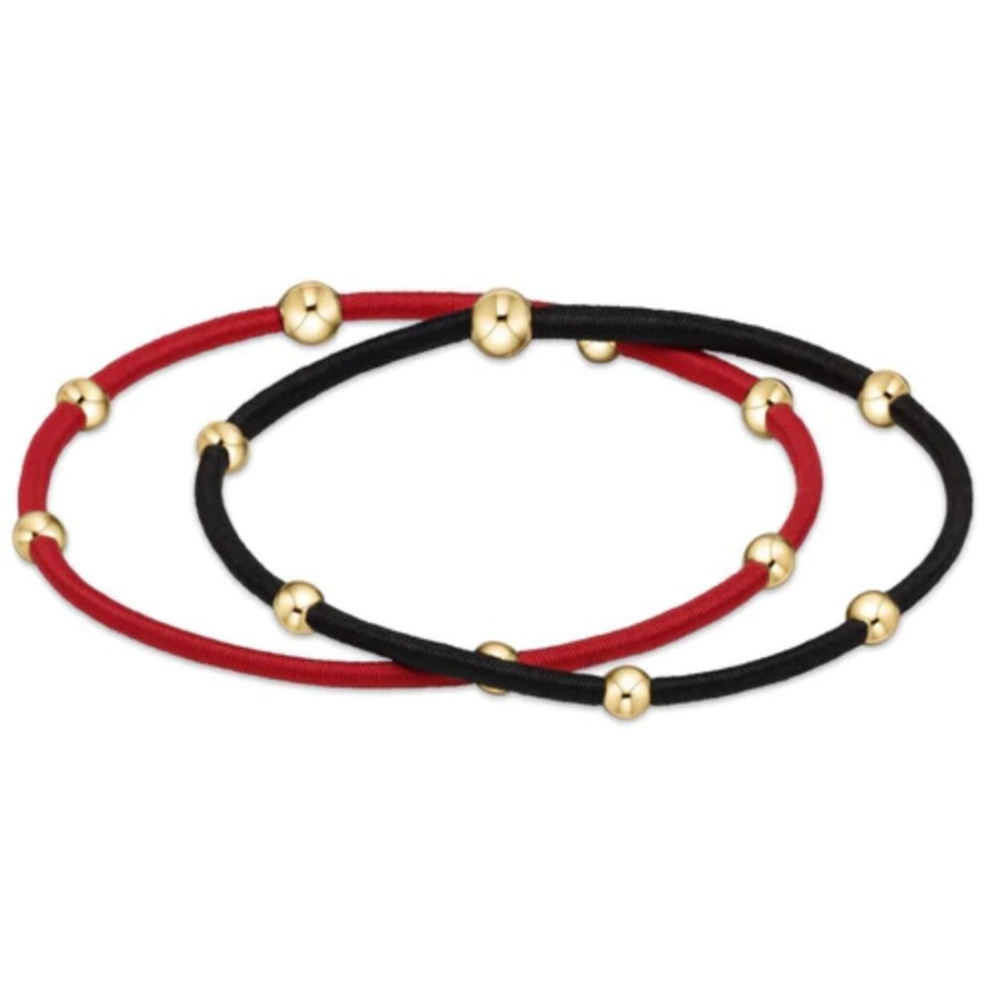 Jewelry enewton | Enewton "E"Ssentials Gameday 2023 Hair Bracelets - Set Of 2