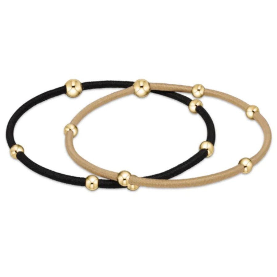 Jewelry enewton | Enewton "E"Ssentials Gameday 2023 Hair Bracelets - Set Of 2