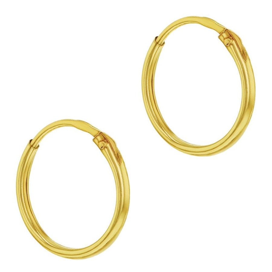 Jewelry Smyth Jewelers | Children'S 14K Yellow Gold Hoop Earrings