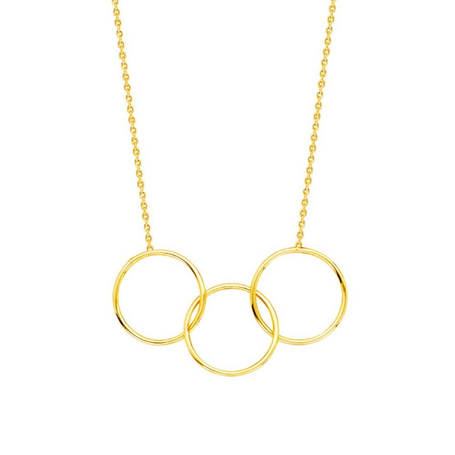 Jewelry Smyth Jewelers | 14K Gold Triple Circle Necklace