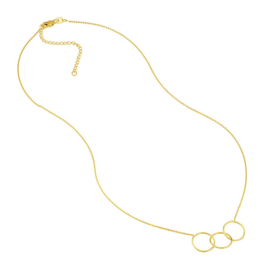 Jewelry Smyth Jewelers | 14K Gold Triple Circle Necklace