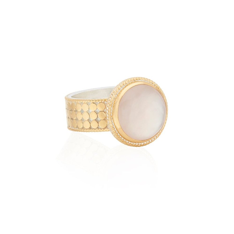 Jewelry Anna Beck | Anna Beck Rose Quartz Cocktail Charity Ring