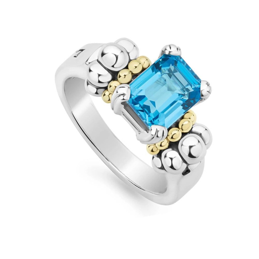 Jewelry Lagos | Lagos Two Tone Glacier Gemstone Ring