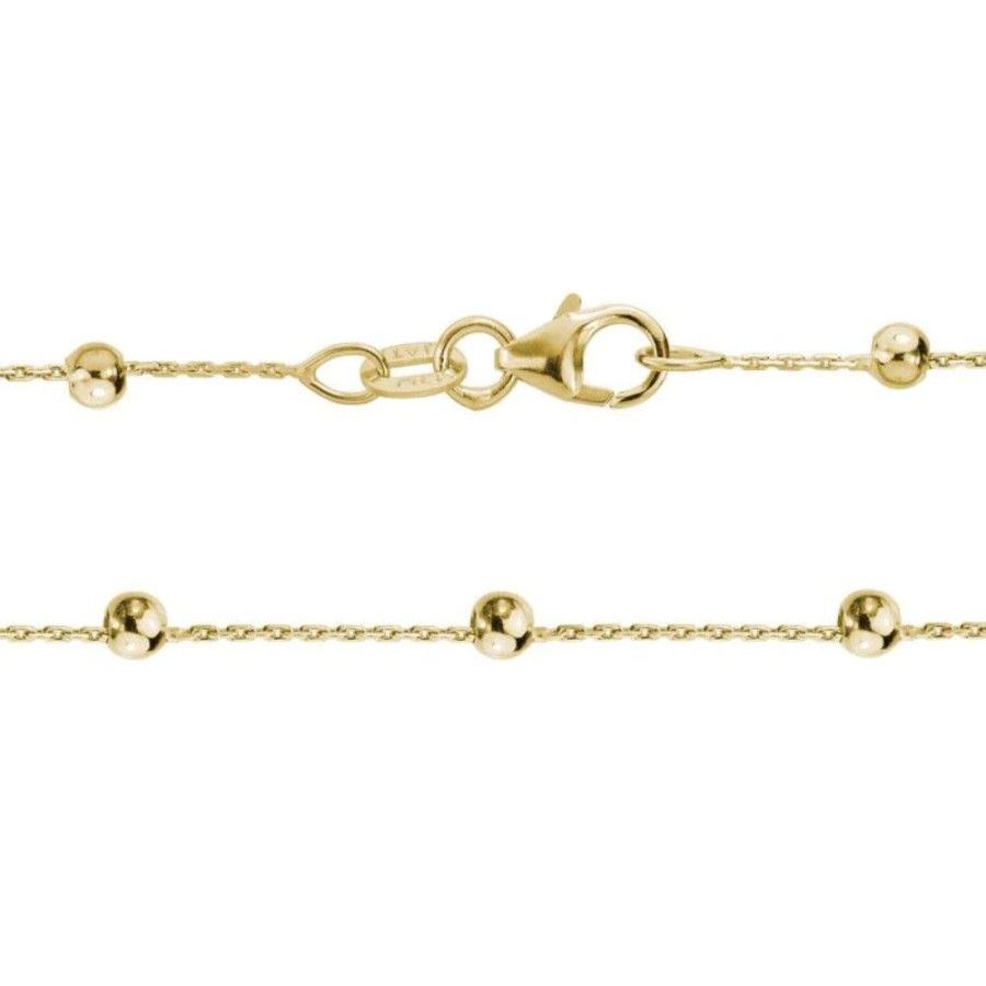 Jewelry Smyth Jewelers | 14K Gold Beaded Chain 16"