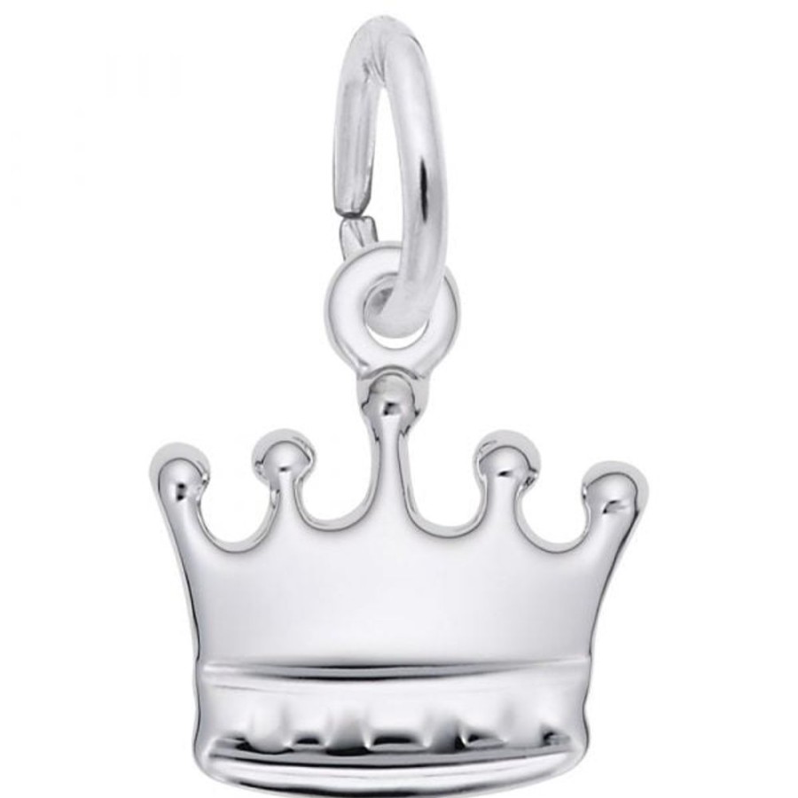 Jewelry Rembrandt | Sterling Silver Crown Charm