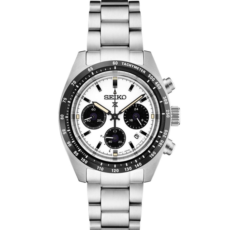 Gifts Seiko | Seiko Prospex '60S Style Collection White/Steel Chronograph