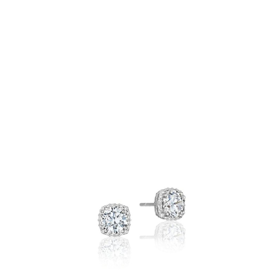 Jewelry Tacori | Tacori Dantela Bloom Diamond Stud Earrings