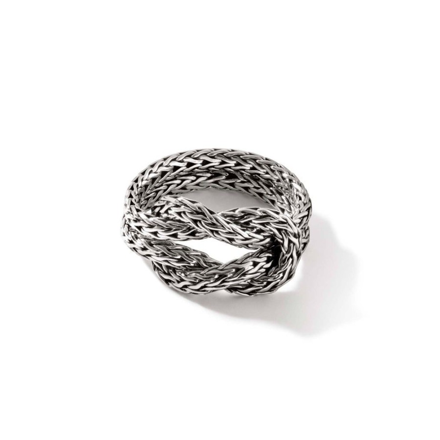 Jewelry John Hardy | John Hardy Sterling Silver Love Knot Chain Ring