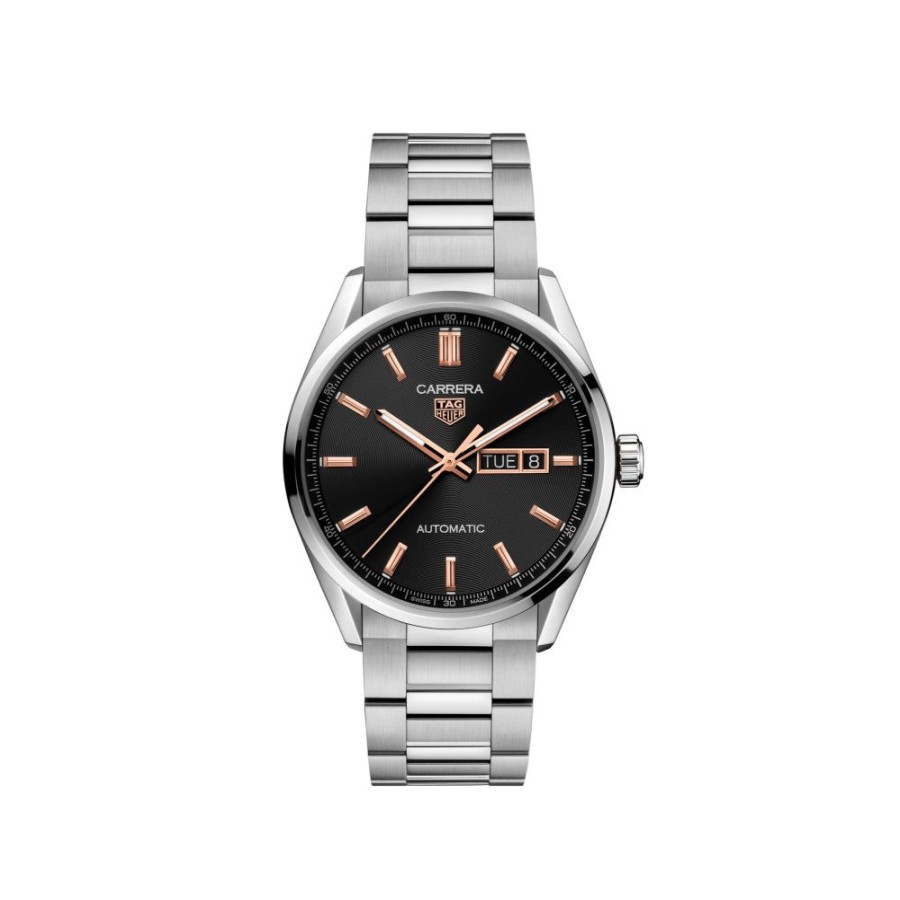 Timepieces TAG Heuer | Tag Heuer Carrera Automatic 41Mm Steel, Black Dial