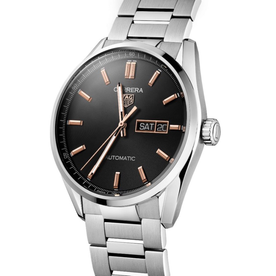 Timepieces TAG Heuer | Tag Heuer Carrera Automatic 41Mm Steel, Black Dial